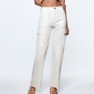 Zara Straight Leg Cargo Pants